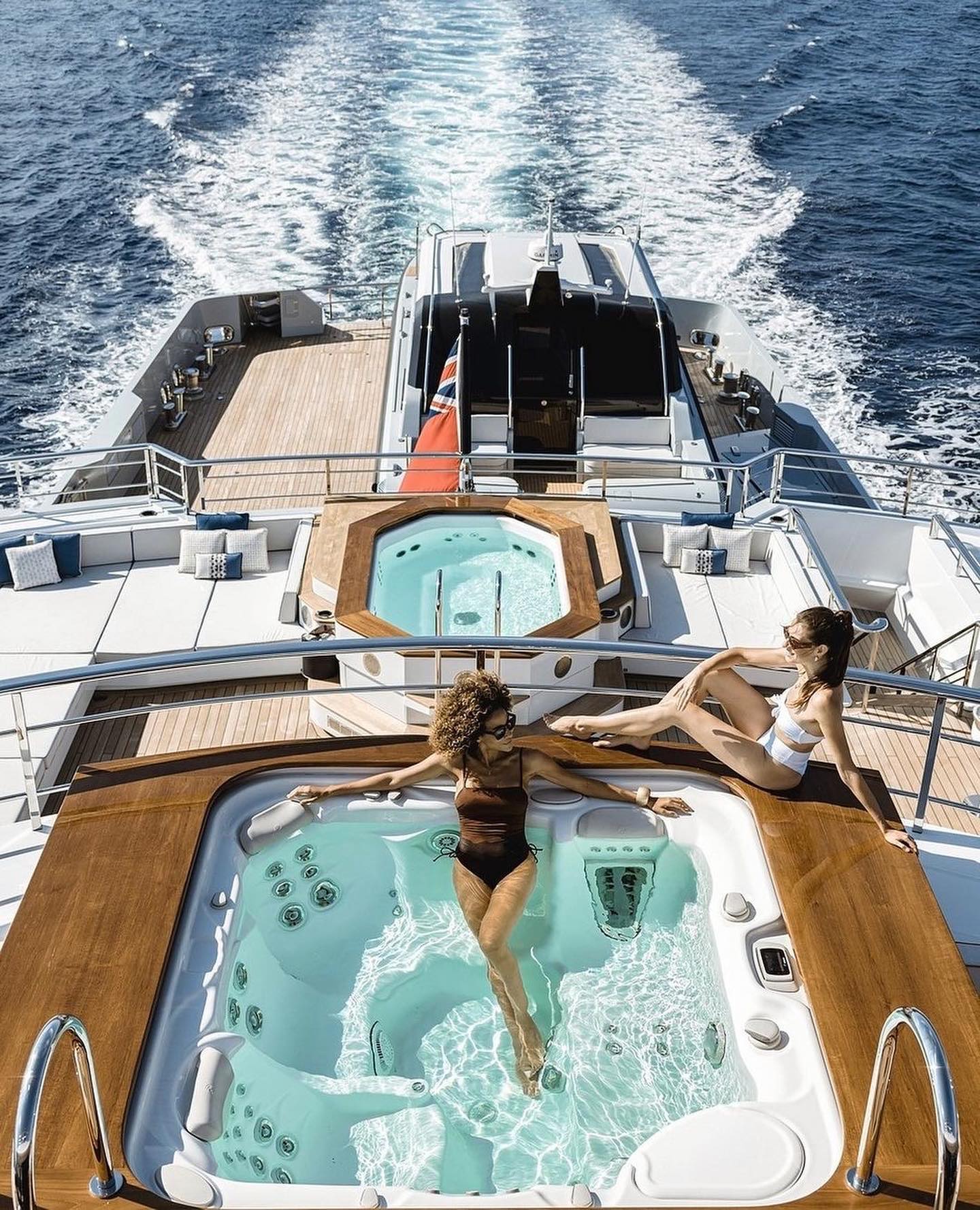 wellness on a yacht charter