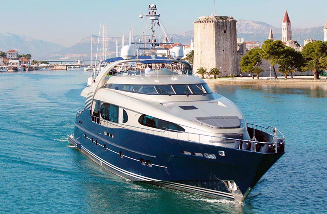superyachts croatia one blue yacht for charter
