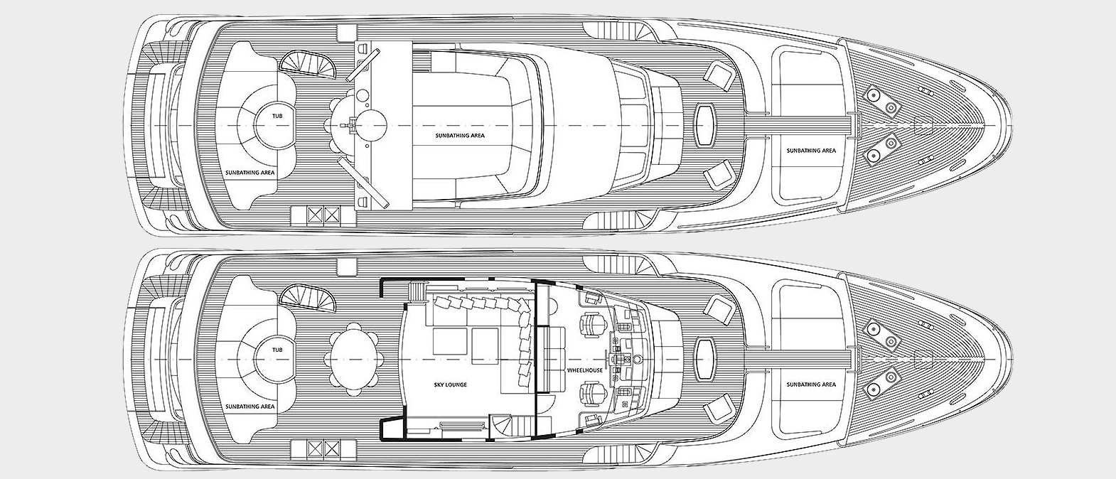 novela yacht charter layout
