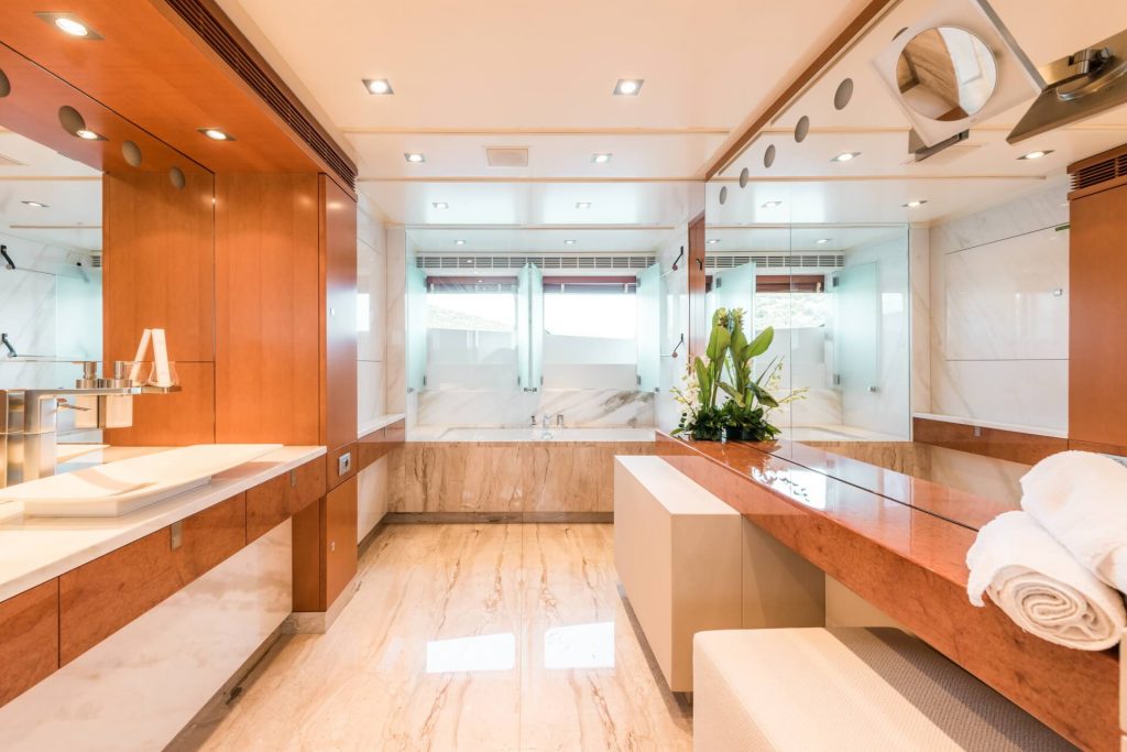 agram yacht charter bathroom