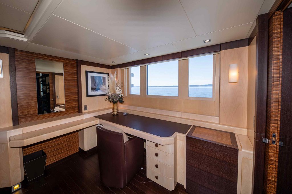 Alalya Yacht Charter main deck master suite office