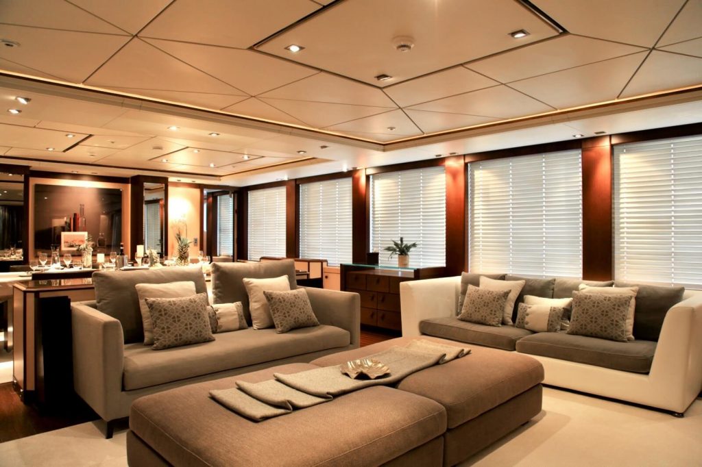 alalya yacht charter main deck saloon sofas