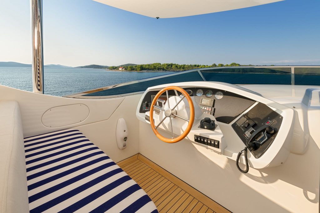 artemy yacht charter helm area