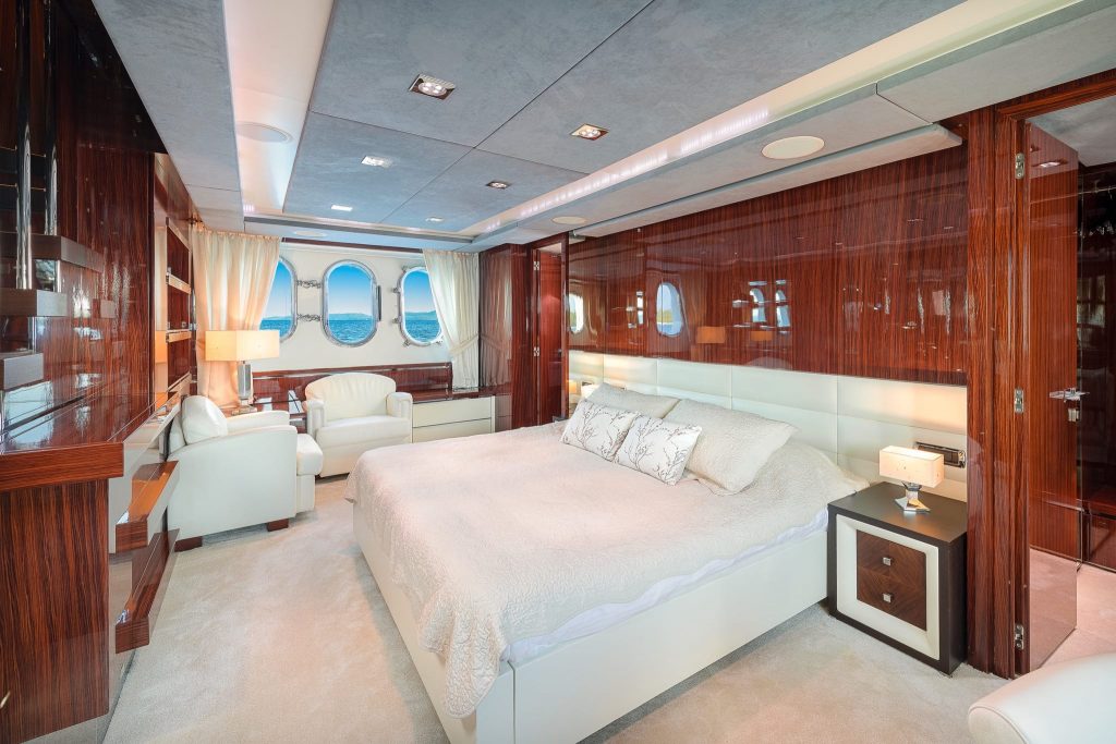artemy yacht charter master suite