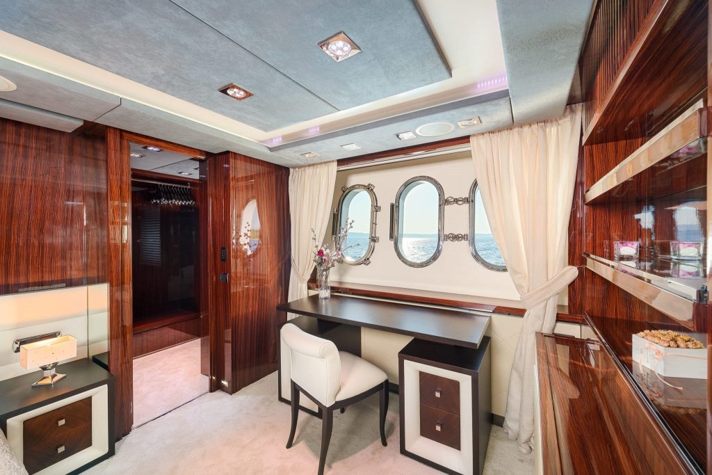 artemy yacht charter master suite office