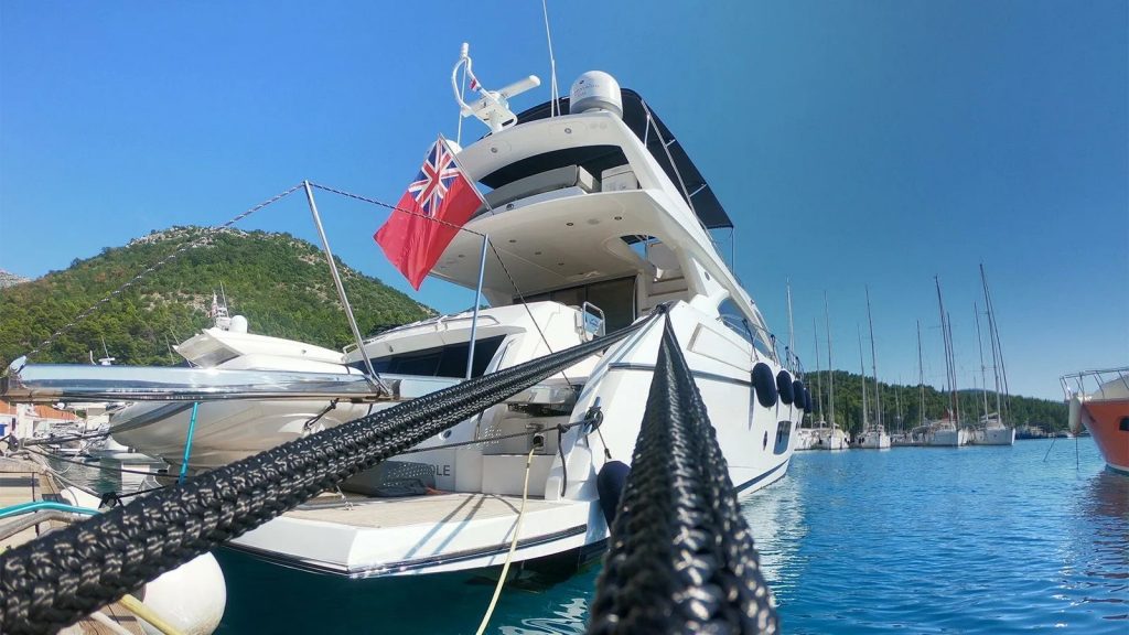 Cardano yacht charter berthed in croatia