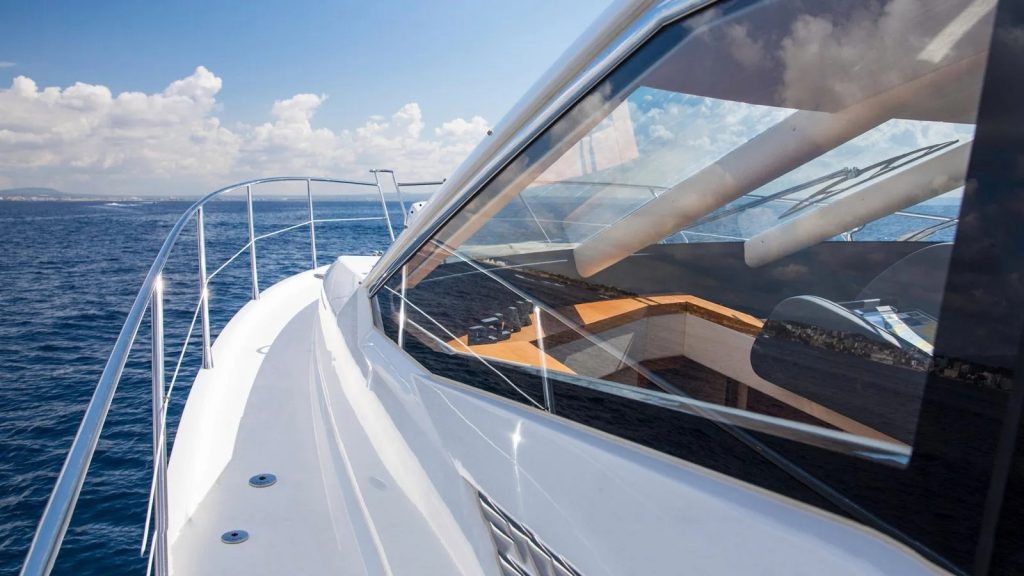 Cardano yacht charter front deck