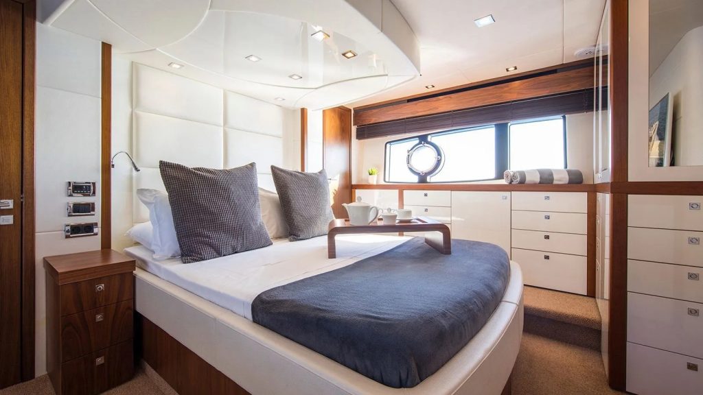 Cardano yacht charter master cabin