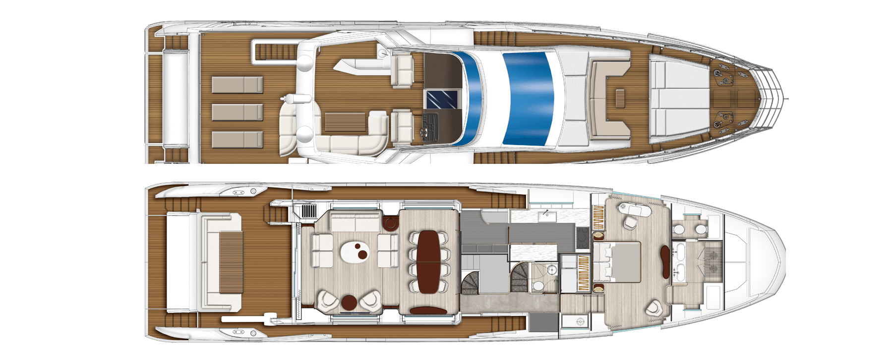 dawo yacht charter layout