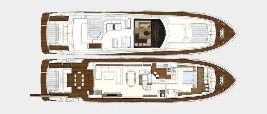 galactica yacht charter layout