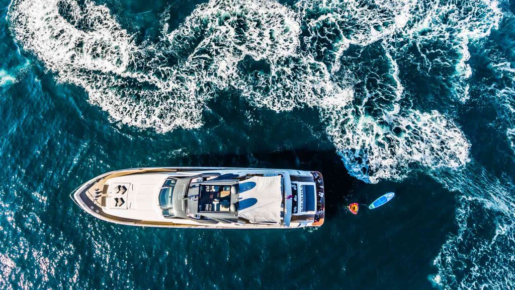 isotta yacht charter view from above