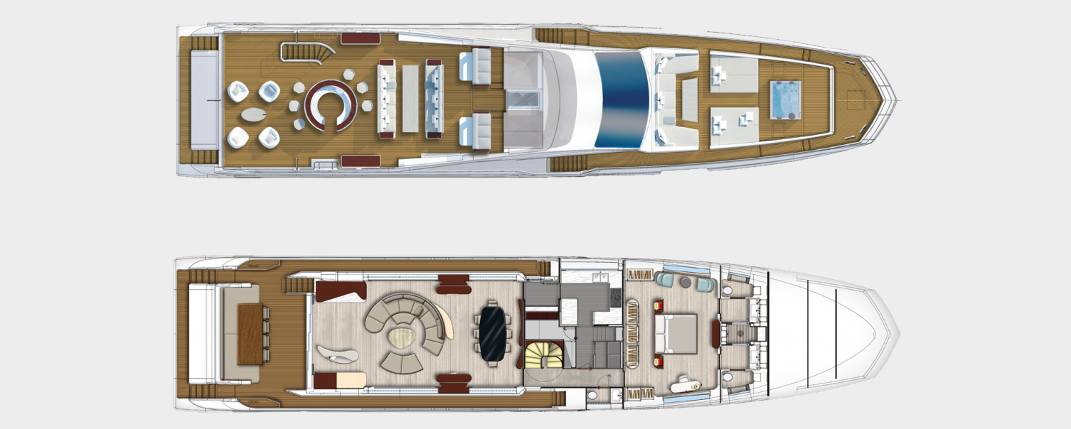 heed yacht charter layout