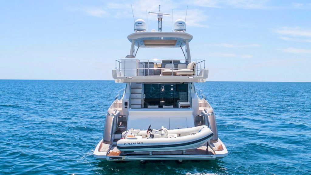 karat II yacht charter swimming platform