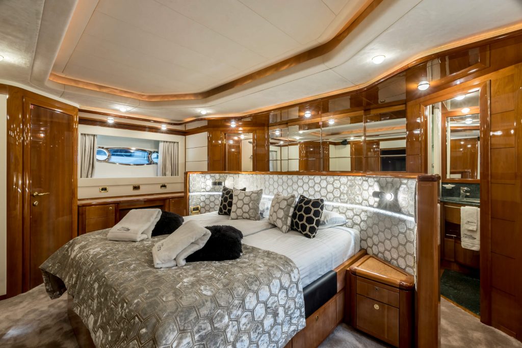 Miss katariina yacht charter master suite view