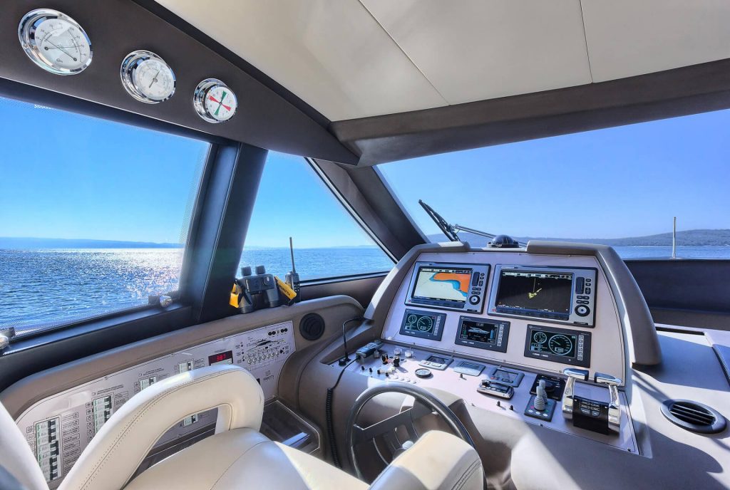 kimon yacht charter cockpit