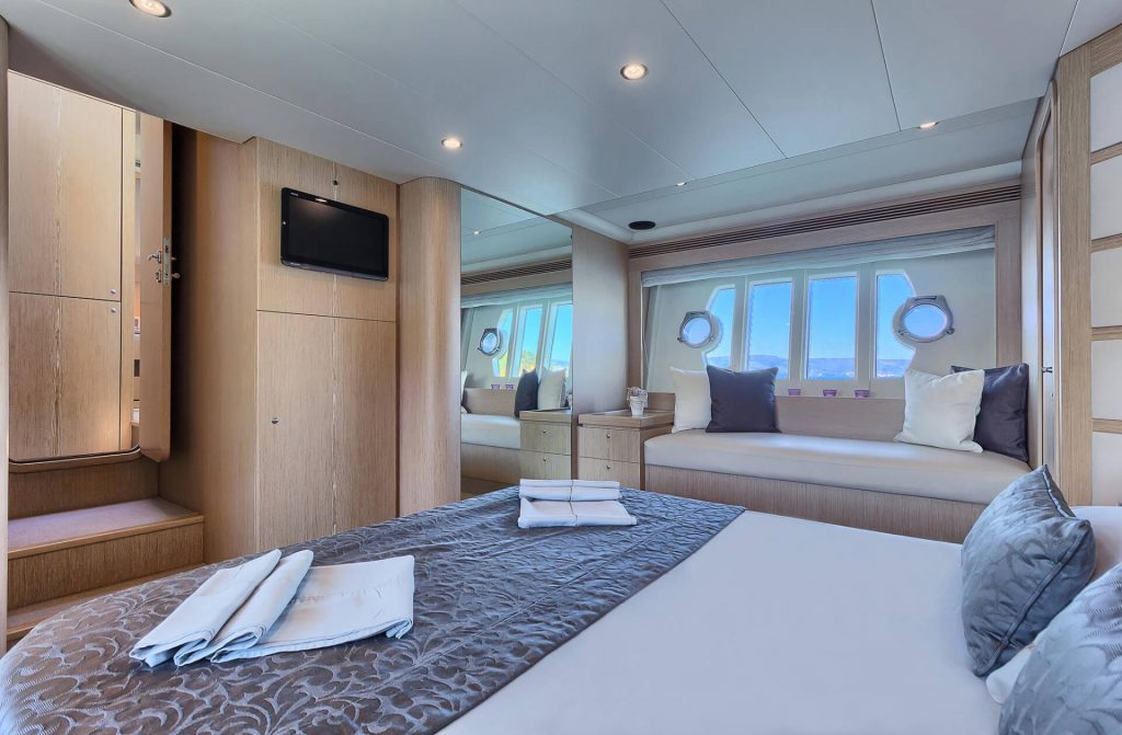 kimon yacht charter master cabin