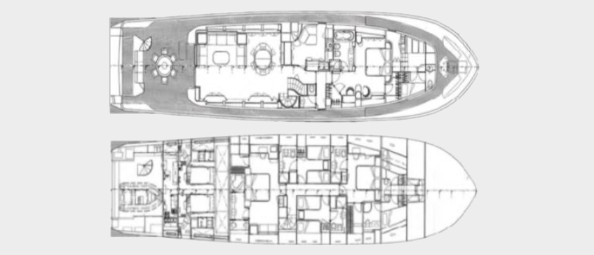 lady marcelle yacht charter layout