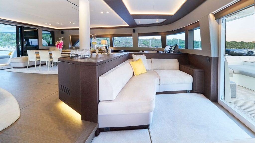 adriatic dragon catamaran yacht sofas
