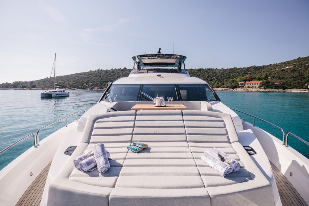 mowana yacht charter front sunpads