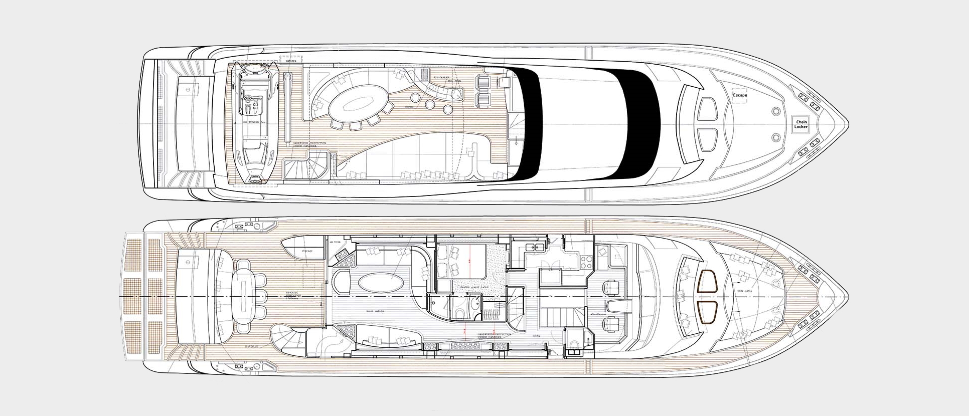 lady mura yacht charter layout