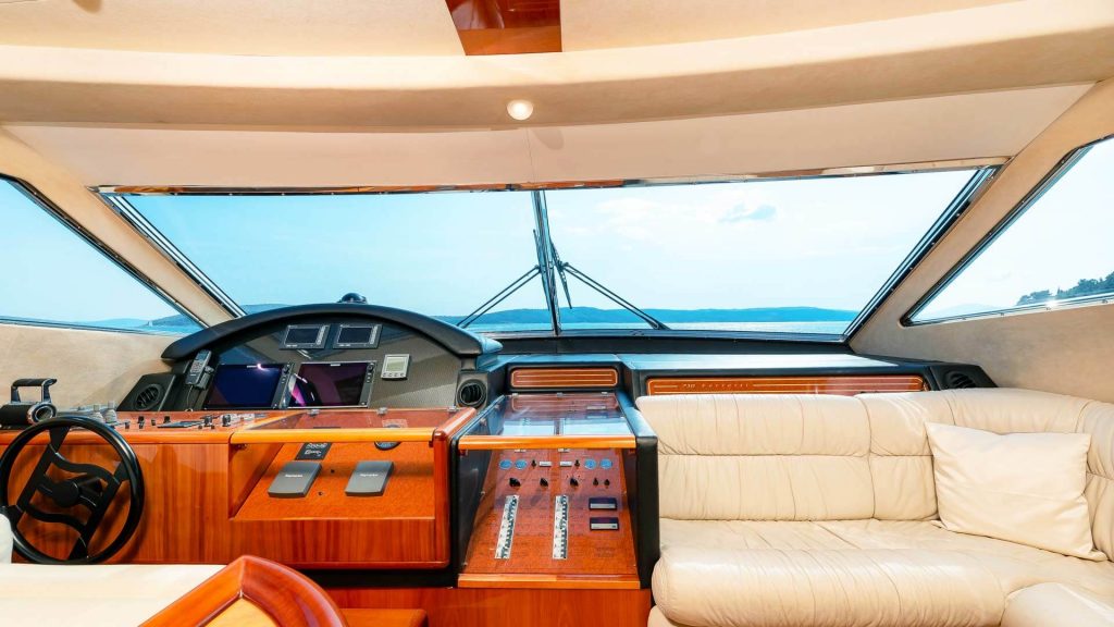 marino yacht charter cockpit