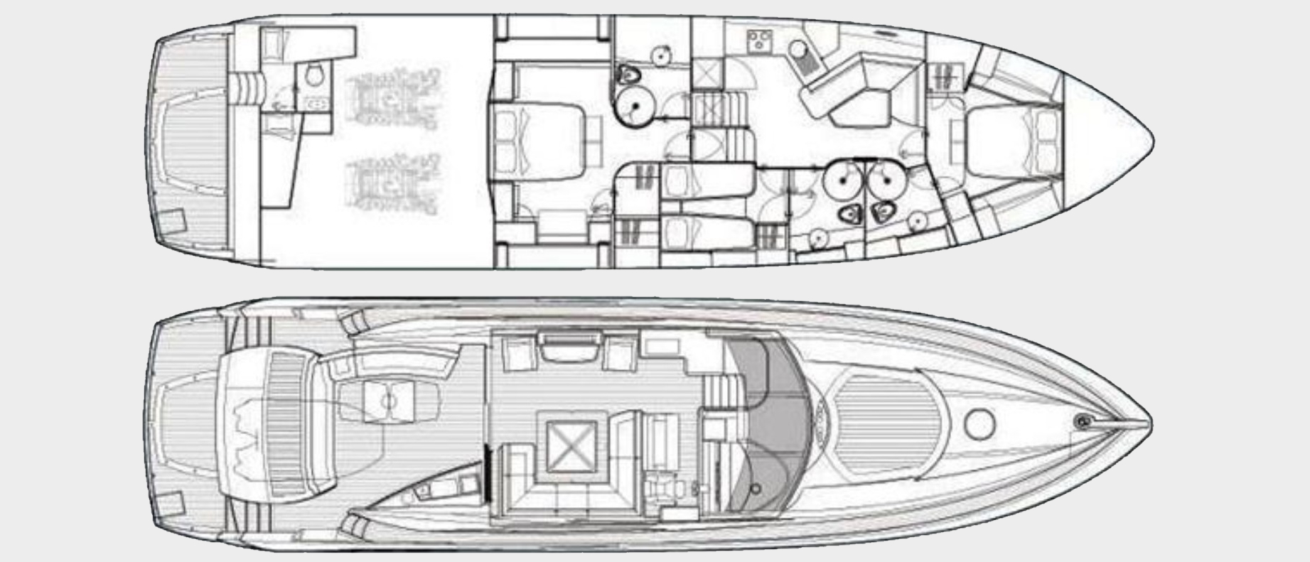 glorious yacht charter layout