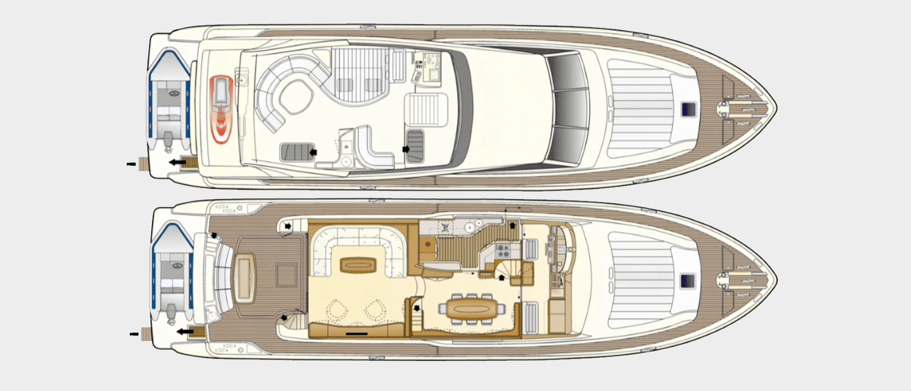 quo vadis yacht charter layout
