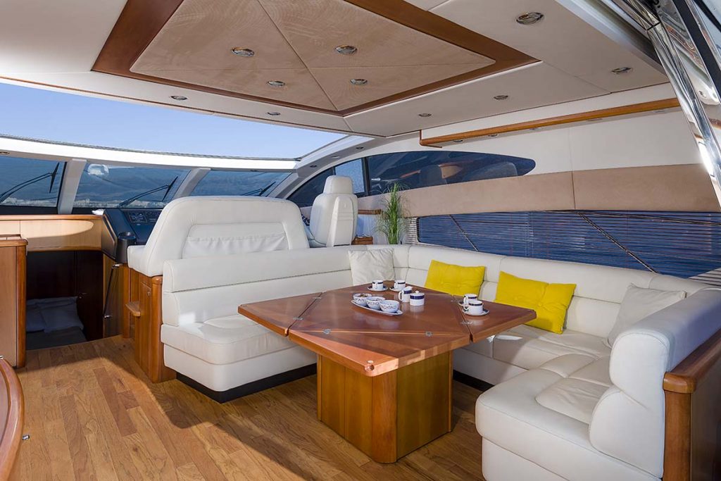 glorious yacht charter main saloon