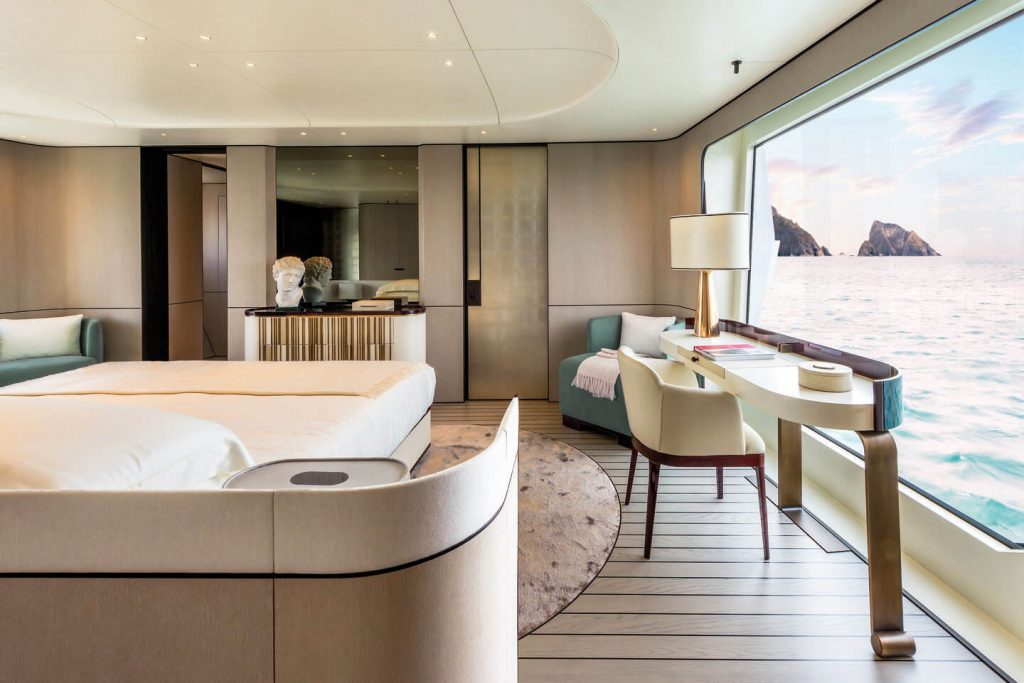 heed yacht charter suite view
