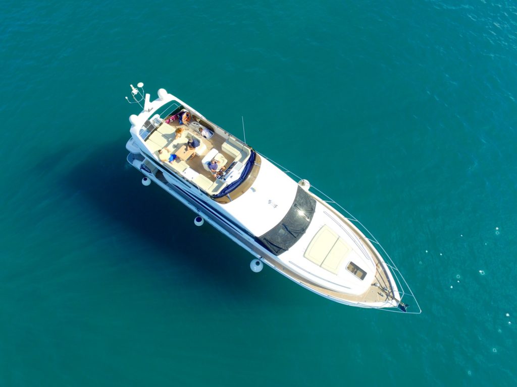 pamango yacht charter view from above