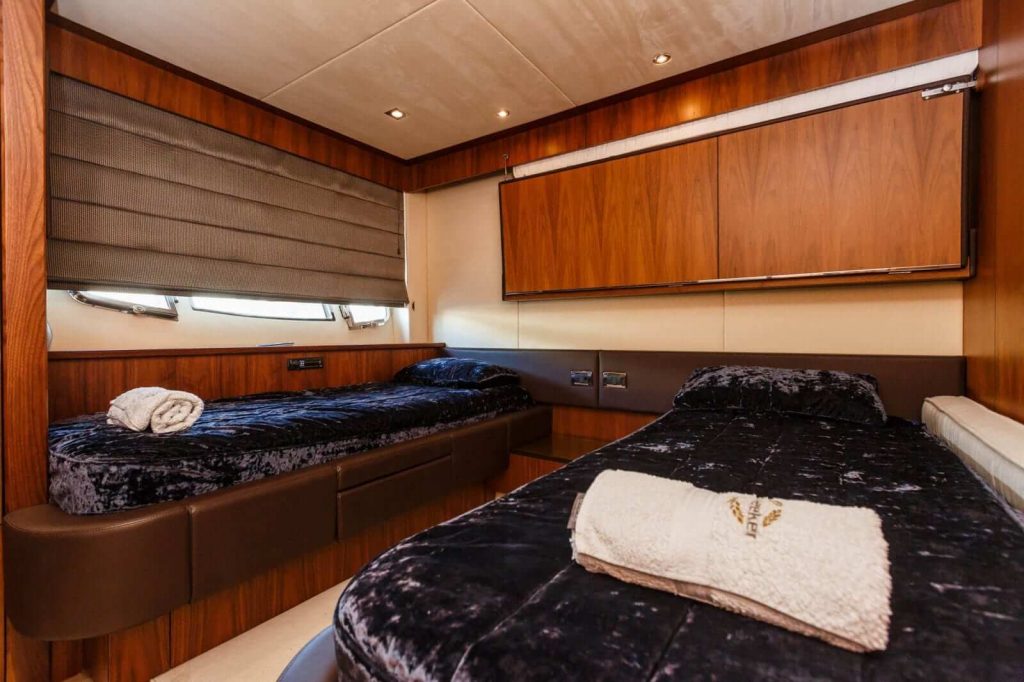 the best way yacht charter twin cabin