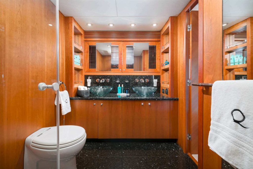 quantum yacht charter master cabin en suite