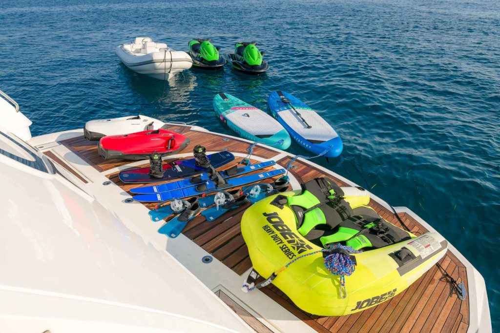 quantum yacht charter water toys