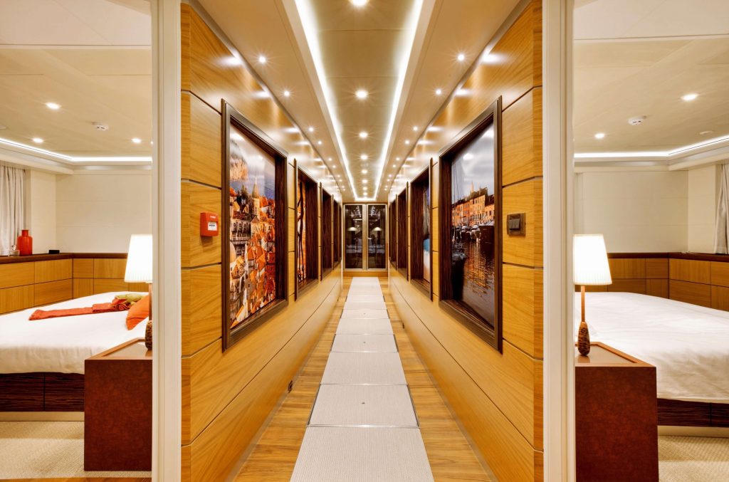quaranta catamaran yacht charter corridor