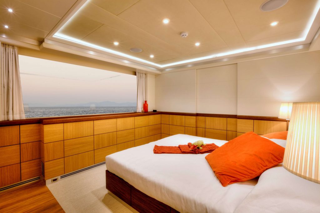 double cabin on a quaranta catamaran yacht charter