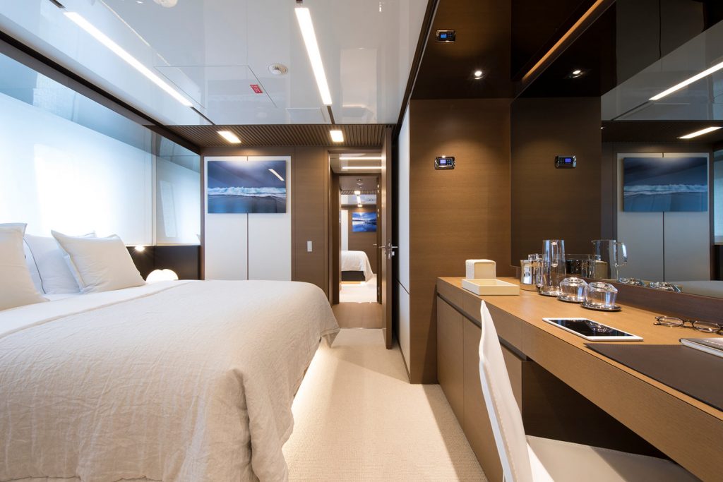 seven sins yacht charter vip cabin
