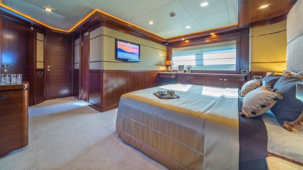 seventh sense yacht charter master suite