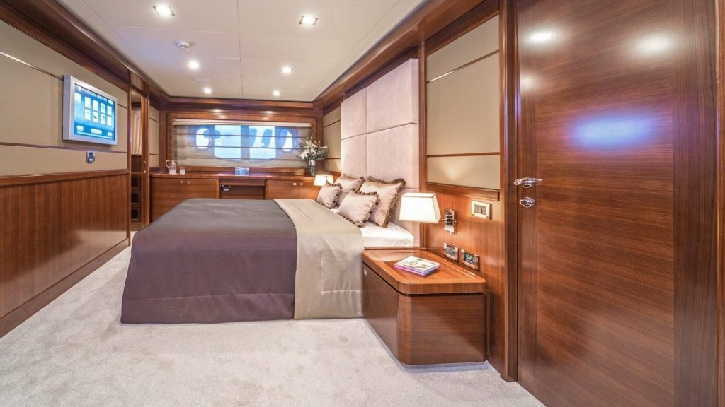 seventh sense yacht charter master suite view