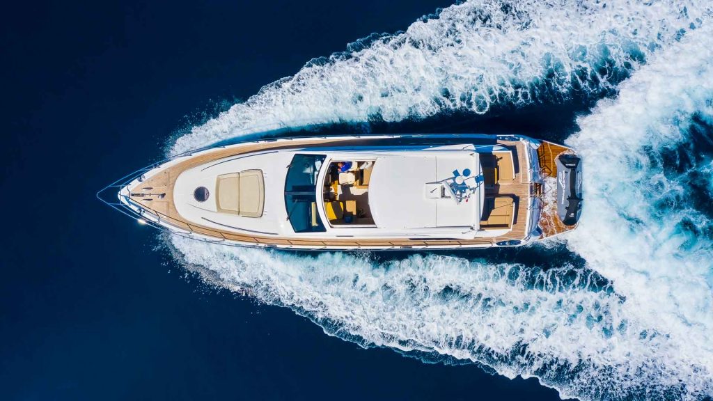 Spice of Life Yacht Charter top down view