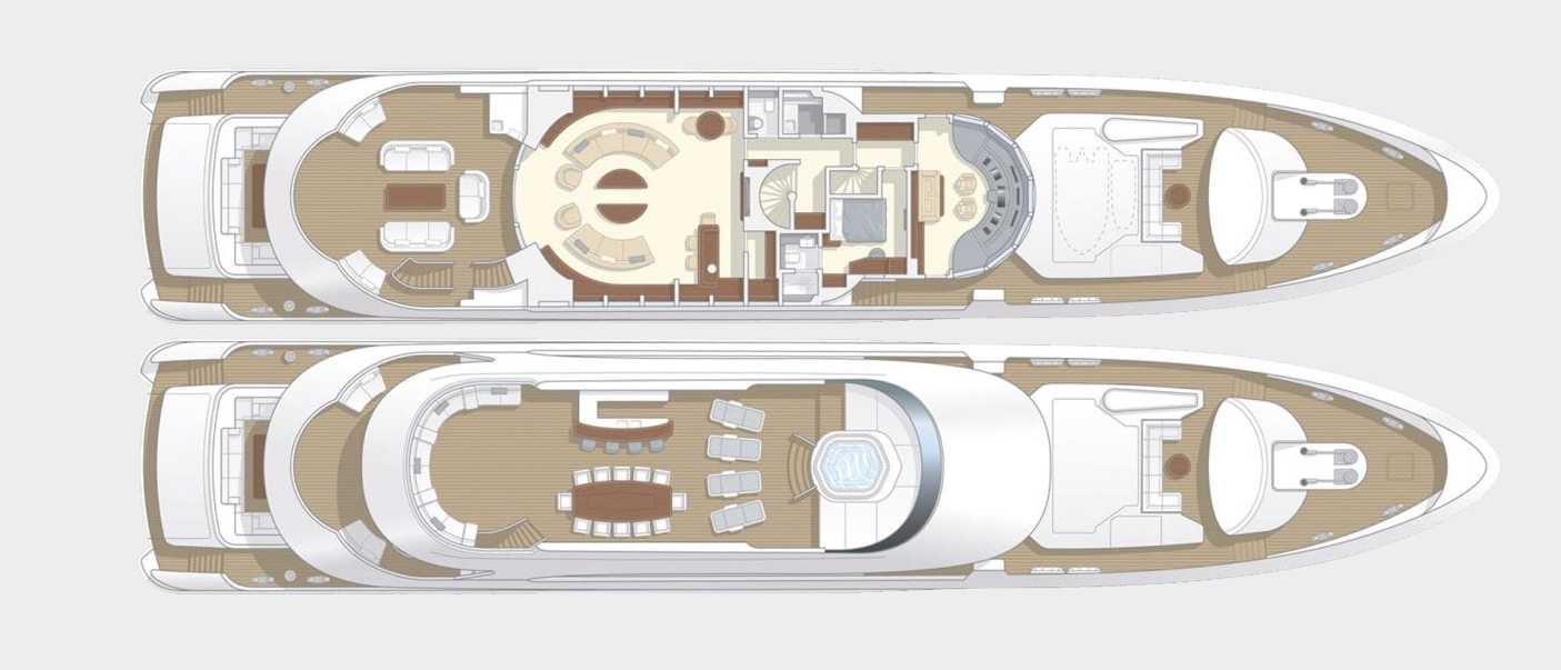 asya yacht charter layout