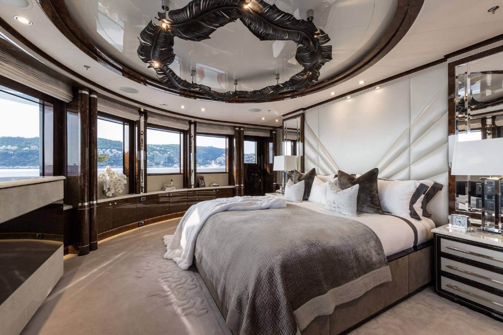 11.11 yacht charter master bedroom view