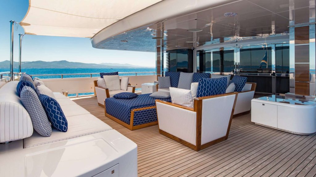 taleya yacht charter aft deck different view
