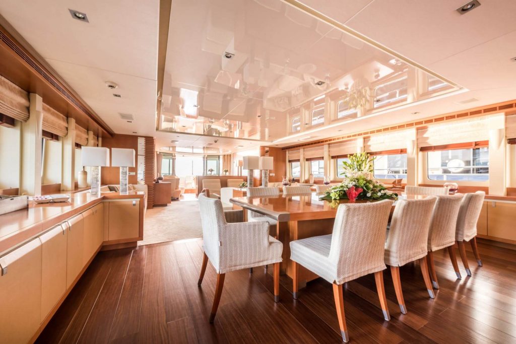 agram superyacht luxury interior view