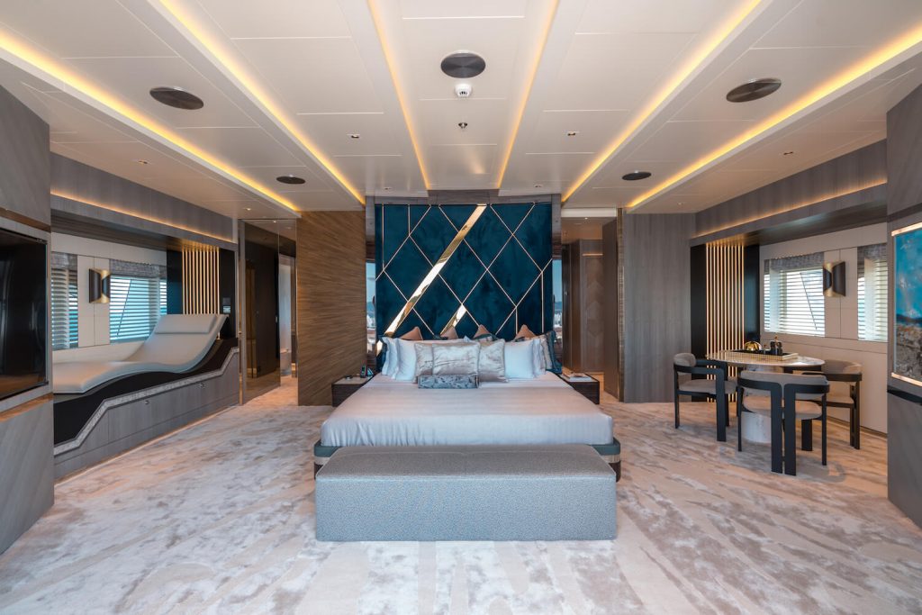 tatiana yacht charter master suite