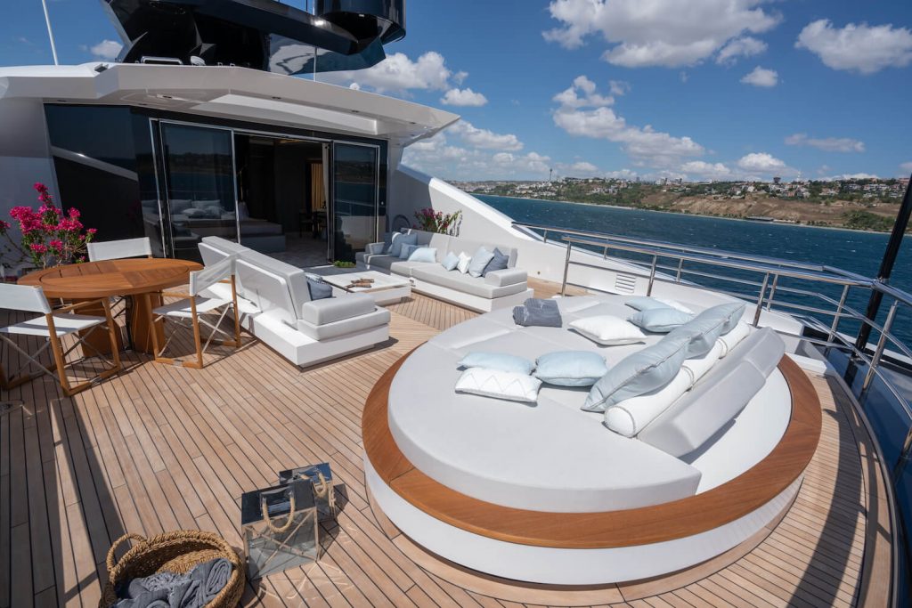 tatiana yacht charter owners private deck