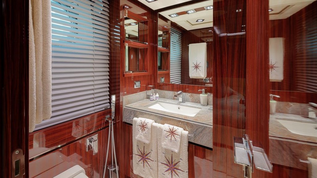 artemy yacht charter en suite bathroom