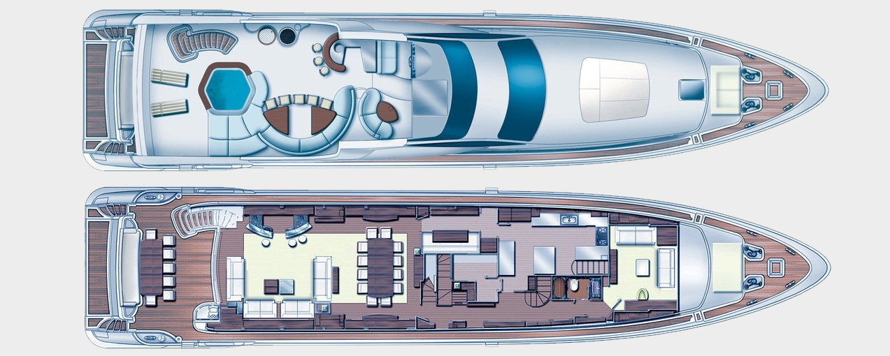 artemy yacht charter layout