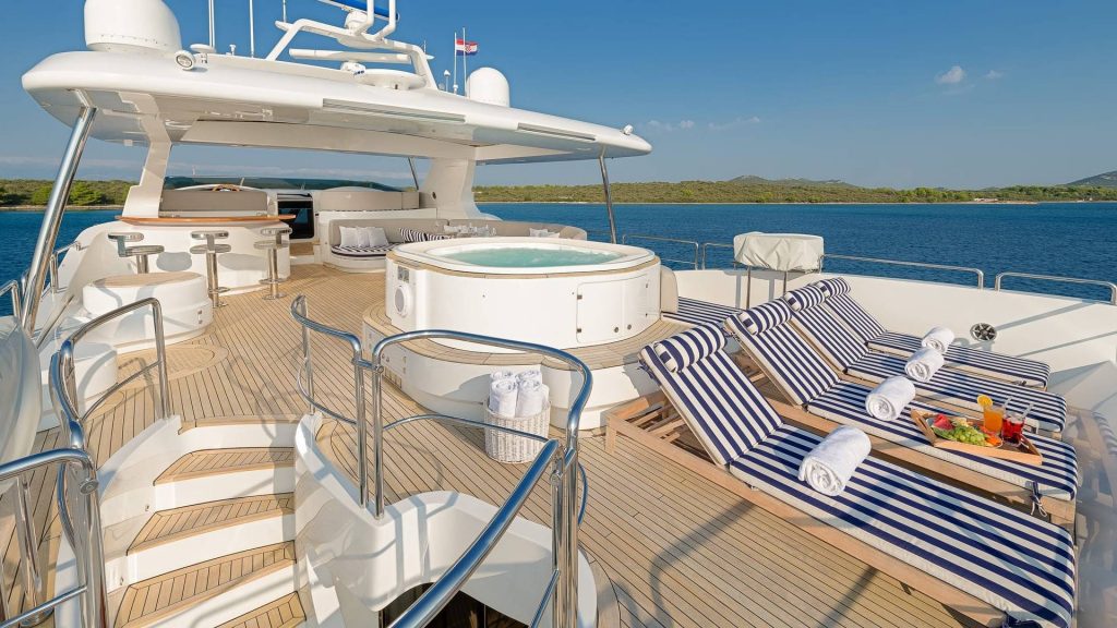 artemy yacht charter sundeck view