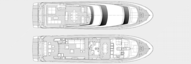 casa yacht charter layout