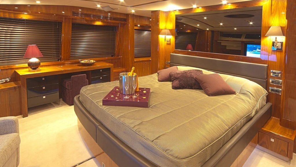 cassiopeia yacht charter master cabin